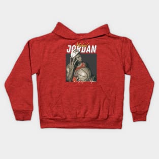 Michael Jordan Aesthetic Tribute 〶 Kids Hoodie